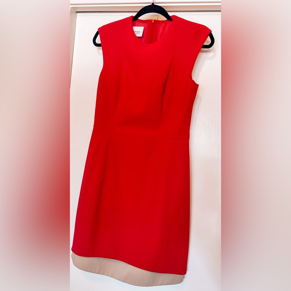Akris Punto Sleeveless Fit-&-Flare Mini-Dress, Size 8